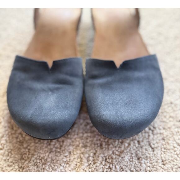 Dansko Rowan Navy Nubuck Mary Jane Flats Size 38 Closed Toe Comfort Shoes - Picture 8 of 12